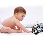 YSSClOTH Baby Spiegel Kleinkinderziehung und kognitives Spielzeug Schwarz Weiß Spielzeug mit Kontrastmuster Lernspielzeug für Neugeborenes