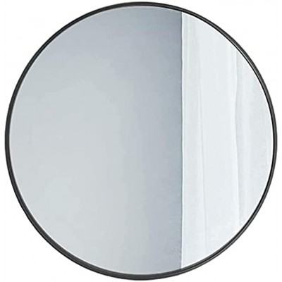 ZKDY Spiegel kosmetischer Mittel Moderne runde Wandspiegel schwarz gerahmt Rasierspiegel Wandmontierter Badezimmerspiegel für Make-up Flur Schlafzimmer Wohnzimmer Spiegel Spiegel im Badezimmer