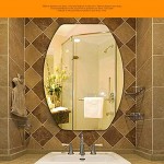 ZKDY Spiegel kosmetischer Mittel Oval polierter rahmenloser Wandspiegel HD-Make-up-Spiegel für Badezimmer Eitelkeit Schlafzimmer Spiegel im Badezimmer Size : 40x50cm