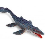 Jurassic Mosasaurus Dinosaurier-Spielzeug 34cm realistische Dinosaurier-Spielzeugfiguren Dinosaurier-Figur große Tiefsee-Kreatur aus Kunststoff handbemaltes Ozean-Tiermodell-Spielset Kuchendeckel