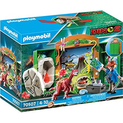 PLAYMOBIL Dinos 70507 Spielbox "Dinoforscher" Ab 4 Jahren