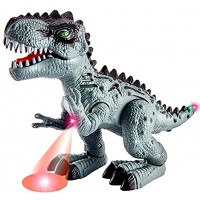 TOEY PLAY Dinosaurier Spielzeug Tyrannosaurus Rex mit Simulation Brüllen Projektion und Licht T-Rex Dinosaurier Figuren Geschenk für Kinder Jungen Mädchen ab 3 Jahre