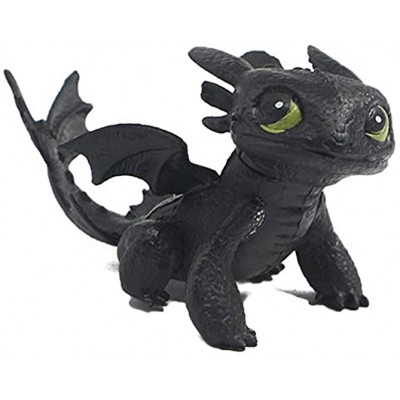 MINGZE Dragon Toy PVC Assorted How to Train Your Dragon 6 to 8 cm Action Figures Night Fury Toothless Dragons Birthday Party Favor How to Train Your Dragon 3 A