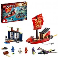 LEGO 71749 NINJAGO Flug mit dem Ninja-Flugsegler Set mit Schiff und Figuren darunter eine Drachen-Figur