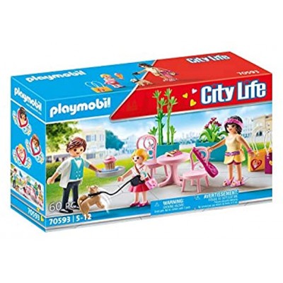 PLAYMOBIL City Life 70593 Kaffeepause Für Kinder von 5 12 Jahren