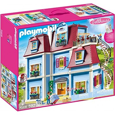 PLAYMOBIL Dollhouse 70205 Mein Großes Puppenhaus Mit funktionsfähiger Türklingel Ab 4 Jahren
