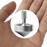 Liadance Spinning Top Gyroskop Metall Silber Mini Widerstandslos Automatische Flip Toys Geschenk für Kinder Erwachsene