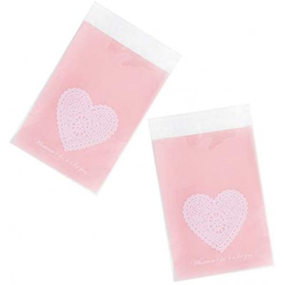 NUOBESTY 200 Stück Süßigkeiten Behandeln Taschen Selbstklebende Süßigkeiten Taschen Zellophan Kunststoff-Kekse Taschen für Hochzeitsfeier Begünstigt Dekoration
