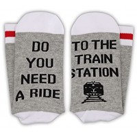 JTOUK Do You Need a Ride To The Bahnhof lustige Socken für Fans
