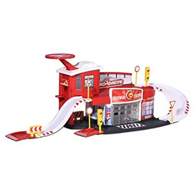 Dickie Toys 212050014" Creatix Fire Station Spielzeug Rot Weiß Gelb