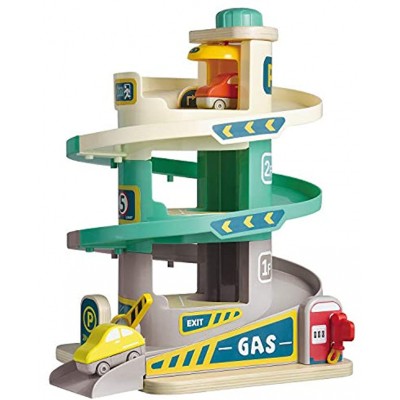 TOP BRIGHT Auto Parkhaus Spielzeug Kinder Auto Parkgarage mit 3 Ebene und Aufzug Garage Spielzeug für Jungen und Mädchen Geschenke