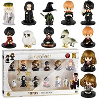 Harry Potter Pencil Toppers | 12 Harry Potter Gifts in 1 Box | Collect All 16 Harry Potter Toys | Harry Potter Accessories w  the Most Beloved Characters | Mini Toys for a Harry Potter Party |by P.M.I
