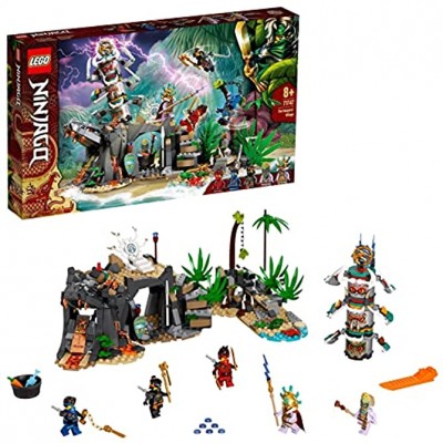 LEGO 71747 Ninjago The Village of the Guardians Construction Set with Ninja Cole Jay and Kai Mini Figures Toy from 8 Years