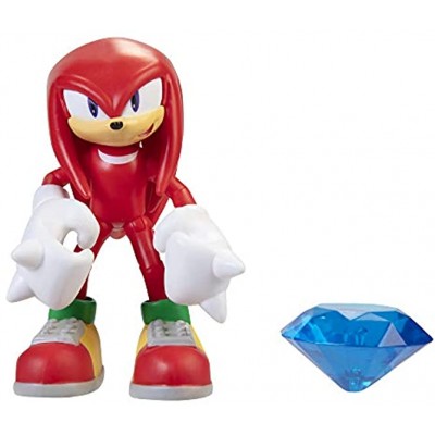 Sonic 10cm Figures Modern Ankle with Chaos Emerald