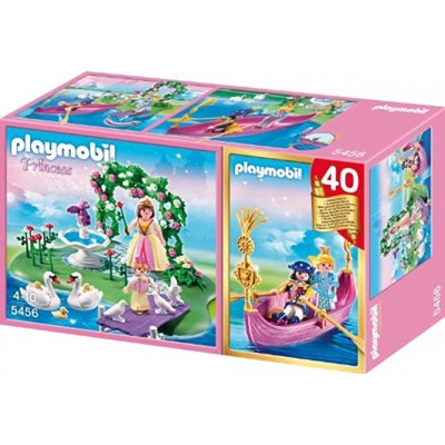 Playmobil 5456 Jubiläums-Kompakt Set Prinzessinneninsel mit romantische Gondel