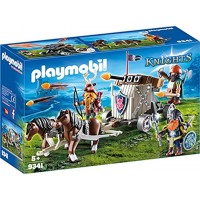 PLAYMOBIL Knights 9343 Ponygespann mit Zwergenballiste Ab 5 Jahren