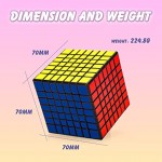 Maomaoyu Zauberwürfel 7x7 7x7x7 Speed Cube Magic Cube Puzzle Magischer Würfel für Schneller und Präziser mit Lebendigen Farben