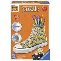 Ravensburger 3D Puzzle 11262 Sneaker Minions Praktischer Stiftehalter 108 Teile Schreibtisch-Organizer für Kinder ab 8 Jahren
