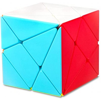 SISYS Zauberwürfel Speed Cube Axis Magic Puzzle Cube Würfel Aufkleberlos Speedcube 3D Puzzle Spiele für Kinder Erwachsene