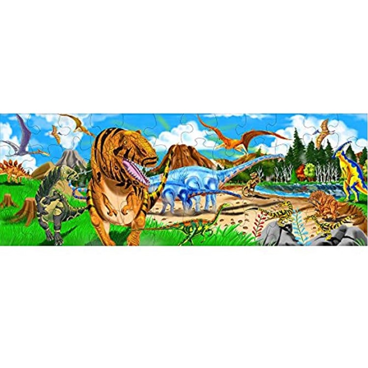 Bodenpuzzle Land der Dinosaurier 48 Teile