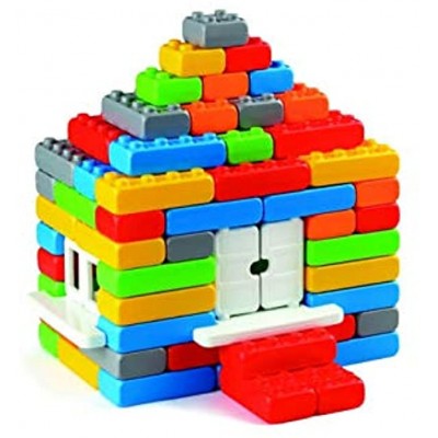 Marioinex Mario-Inex 902318 Bausteine Junior Bricks 90 Teile Fenster mit Türen Mehrfarbig