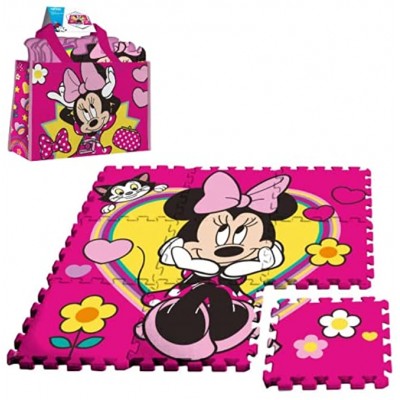 Unbekannt KL85560 Micky & Minnie Bodenpuzzle bunt One Size