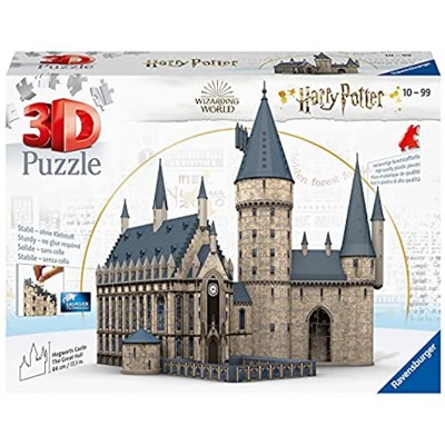 Ravensburger 3D Puzzle 11259 Harry Potter Hogwarts Castle The Great Hall 540 Pieces For All Harry Potter Fans from 10 Years