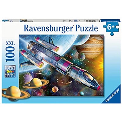 Ravensburger Kinderpuzzle 12939 Mission im Weltall Weltraum-Puzzle für Kinder ab 6 Jahren mit 100 Teilen im XXL-Format