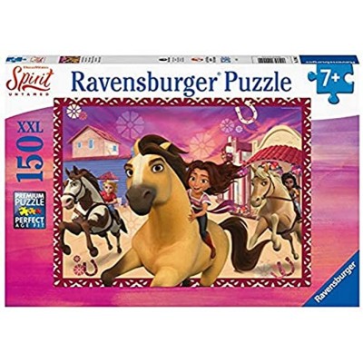 Ravensburger Kinderpuzzle 12994 Freunde fürs Leben Dreamworks Spirit Puzzle für Kinder ab 7 Jahren mit 150 Teilen im XXL-Format