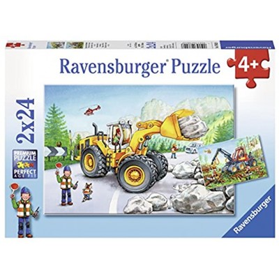 Ravensburger Puzzle 07802 – Digger and Tractor