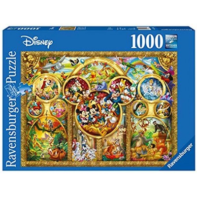 Ravensburger Puzzle 15266 Die schönsten Disney-Themen 1000 Teile Puzzle für Erwachsene und Kinder ab 14 Jahren Disney Puzzle