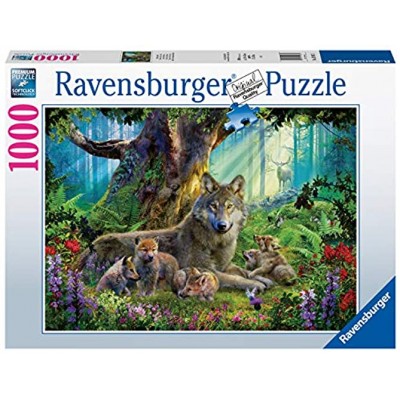 Ravensburger Puzzle 15987 Wölfe im Wald 1000 Teile Puzzle für Erwachsene und Kinder ab 14 Jahren Puzzle mit Wölfen