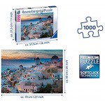 Ravensburger Puzzle 19611 Abend in Santorini Griechenland 1000 Teile Puzzle für Erwachsene und Kinder ab 14 Jahren