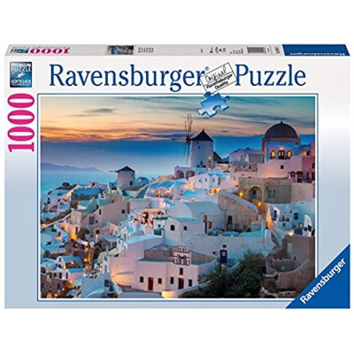 Ravensburger Puzzle 19611 Abend in Santorini Griechenland 1000 Teile Puzzle für Erwachsene und Kinder ab 14 Jahren