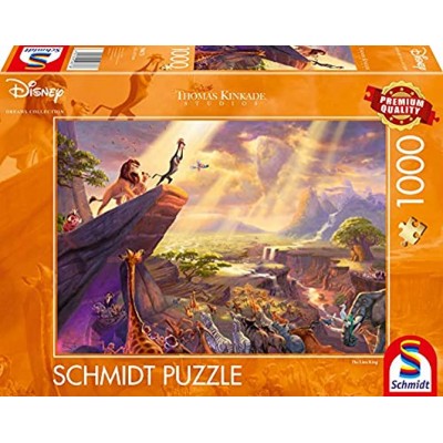 Schmidt Spiele 59673 Thomas Kinkade Disney Lion King Puzzle 1000 Pieces