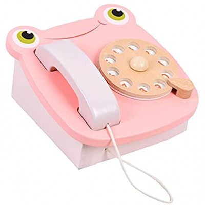 SM SunniMix Dial Telefon Spielset Spielzeug Pretend Play Chatter Phone Spielzeug für Kinder in der Frühpädagogik
