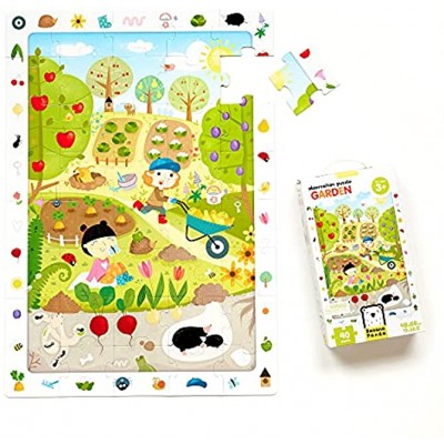 Banana Panda 33682 Observation Puzzle Garden Suchpuzzle und Lernaktivität für Kinder ab 3 Jahren
