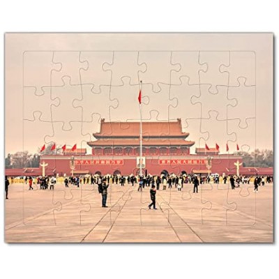 Lais Puzzle Tiananmen-Platz Peking China Rahmenpuzzle mit 40 Teilen