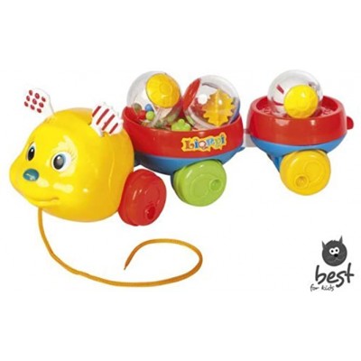 Unbekannt Leomark Babyspielzeug Nachziehspielzeug Raupe