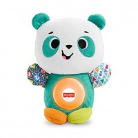 Fisher-Price GRG82 BlinkiLinkis Panda musikalisches Lernspielzeug aus Plüsch für Babys und Kleinkinder