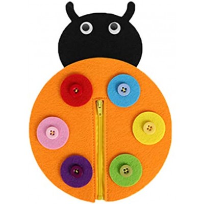 Black Temptation Frühe Kindheit Lernen Button Spielzeug Praxis Geschicklichkeit Baby Spielzeug Tiere Insekt klein