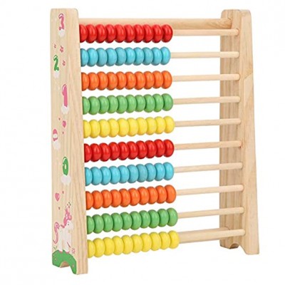 Holz Abacus Spielzeug Holz Zählrahmen Lernspielzeug Mathematik Lernhilfe Lernspielzeug für Kleinkinder KinderXS