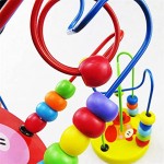 Holzspielzeug Baby Perle Maze pädagogisches Kleinkind Spielzeug Achterbahn Bunte Abakus Kreis Spielzeug Für Kinder Jungen Mädchen