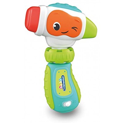 Baby Clementoni 17327 – Donatello Il Martello – Kindheitsspiel – sprechendes elektronisches Spielzeug Batterien im Lieferumfang enthalten Kinder 9 – 36 Monate Italienisch