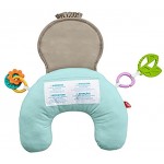 Fisher-Price GRR01 Faultierspielkissen mit Vibration Aktivitätsspielzeug mit Unterstützung beim Spielen in der Bauchlage Babyspielzeug für Babys ab der Geburt