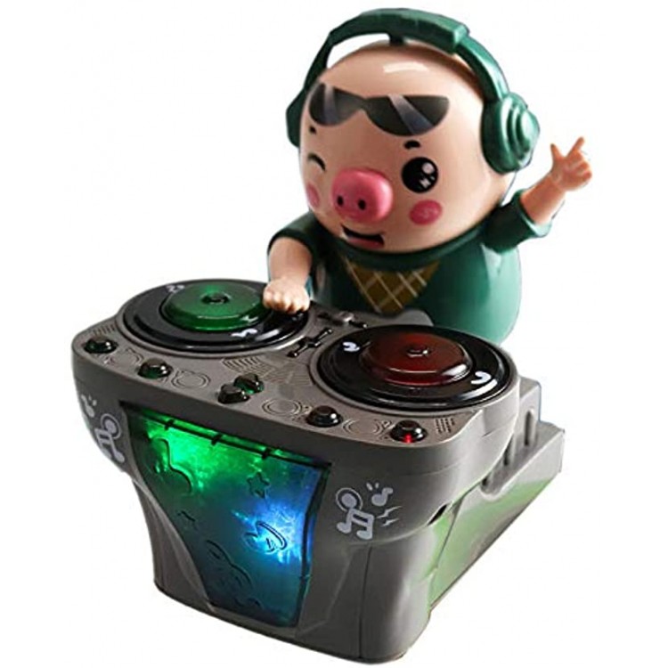 Hacbop DJ Musik Elektrisch Schweine Spielzeug Musik Tanzendes Schwein mit Bunten Blinken Lichtern Elektronischer Roboter Schwein Spielzeug Geschenk für Kinder