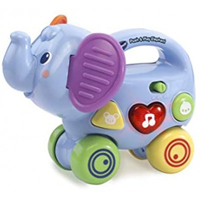 Vtech 513603 Push & Play Elephant Vorschul-Spielzeug Mehrfarbig 1.85x1.24x0.85cm