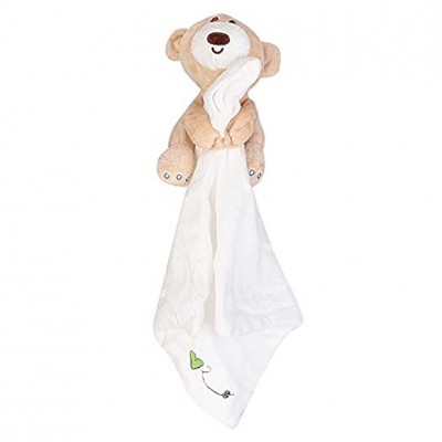 Bär beschwichtigen Handtuch Baby Neugeborenen beschwichtigen Handtuch Infant Beruhigung Puppe beruhigende Handtücher Baby Schlaf Spielzeug Baby Bär beruhigende Spielzeug für KinderWeiß
