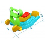 WZHZJ Kinder Dual-Purpose Schaukelpferd-Baby-hölzernes Pferd Schaukelstuhl mit Musik-Baby-Schaukelpferd Slide 2 in 1 Kunststoff-Spielzeug-Pferd
