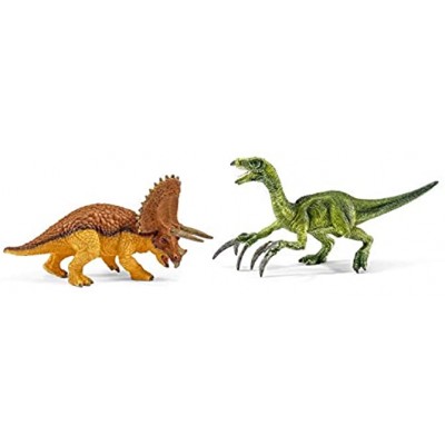 Schleich 42217 Triceratops und Therizinosaurus klein